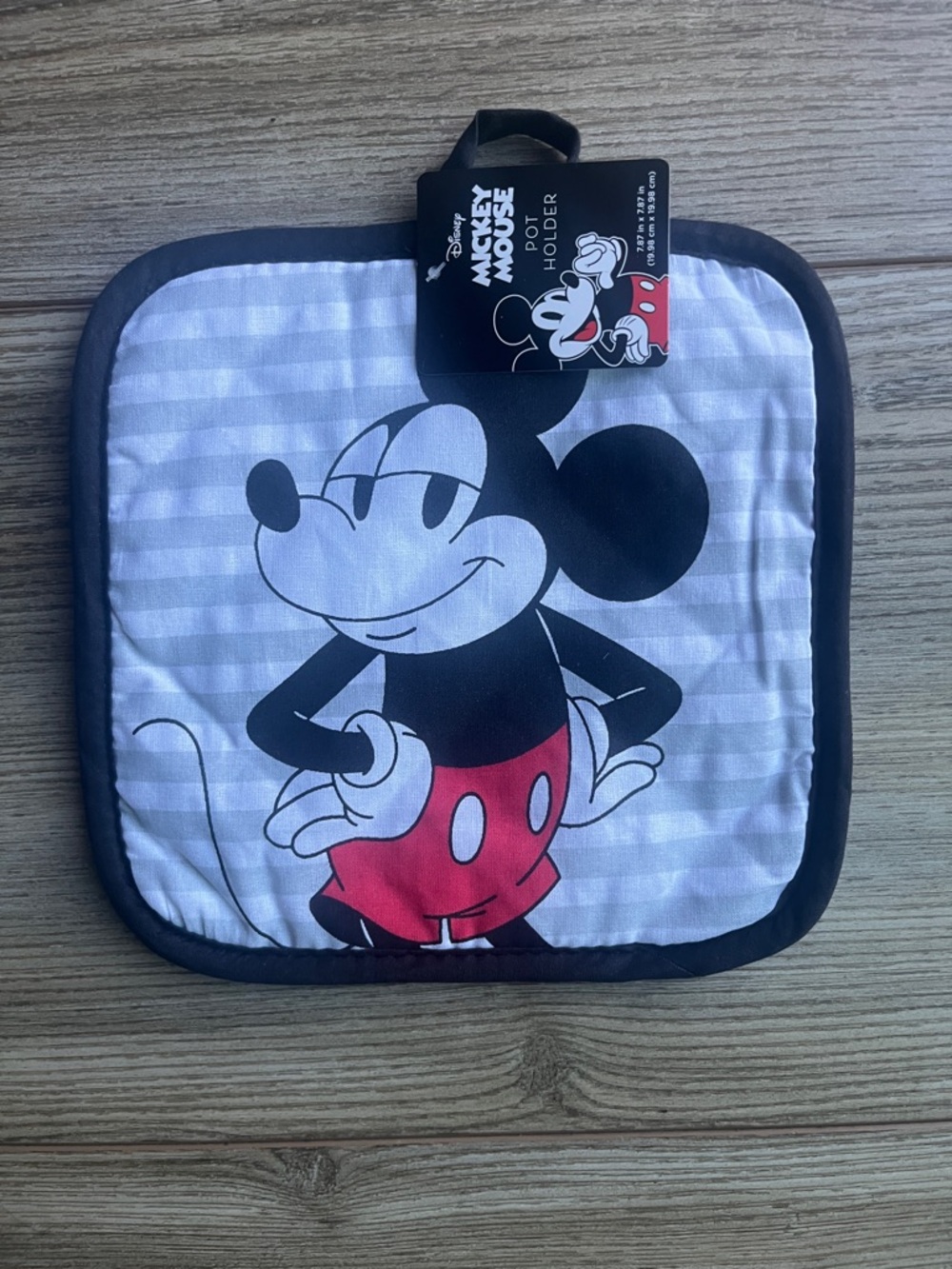 Disney Mickey Mouse Bib-style Pot Holder - White, Black & Red